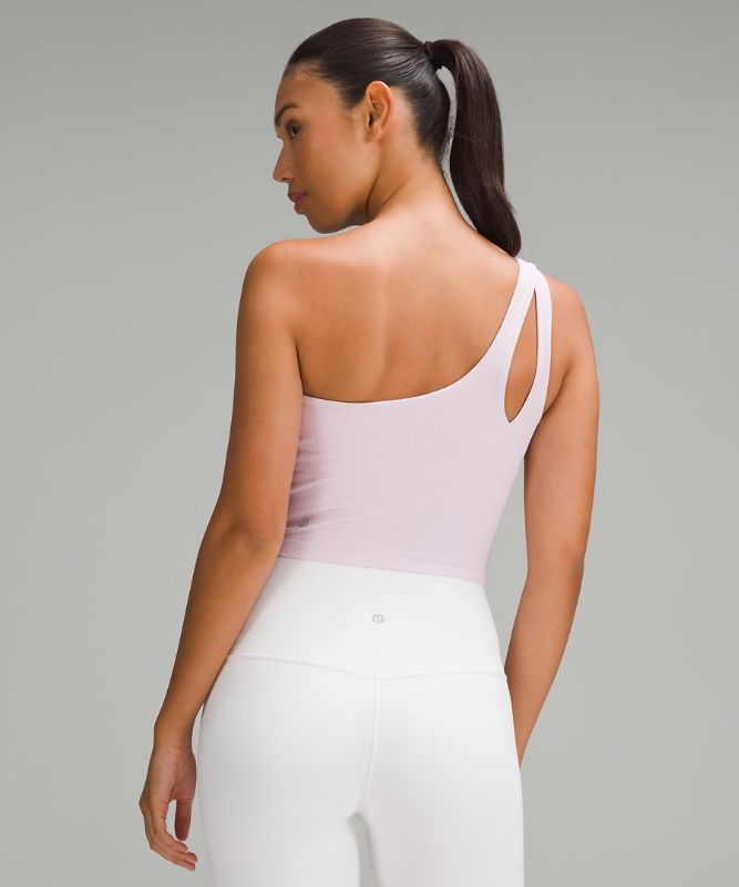 Ribbed Nulu Asymmetrical Yoga Tank Top