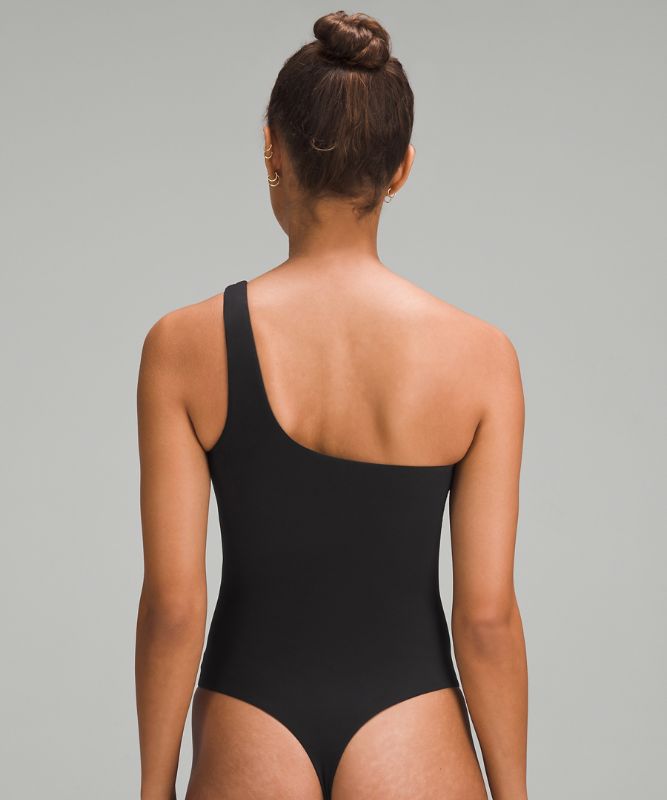 Wundermost Ultra-Soft Nulu Asymmetrical Bodysuit