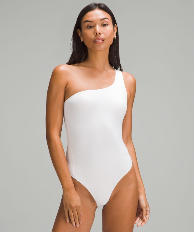 Wundermost Ultra-Soft Nulu Asymmetrical Bodysuit