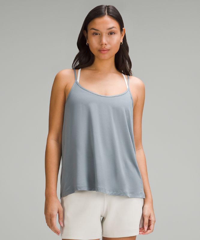 Modal Silk-Blend Spaghetti Strap Tank Top