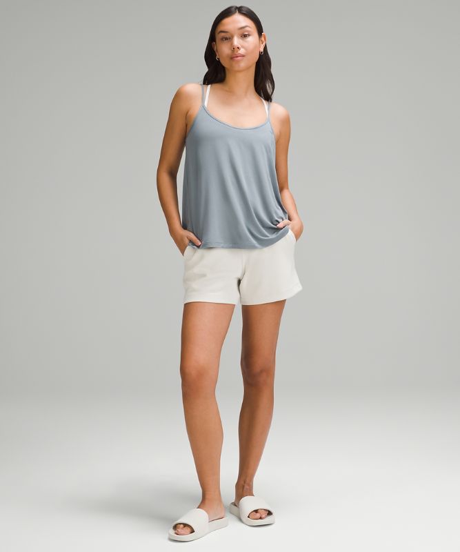 Modal Silk-Blend Spaghetti Strap Tank Top