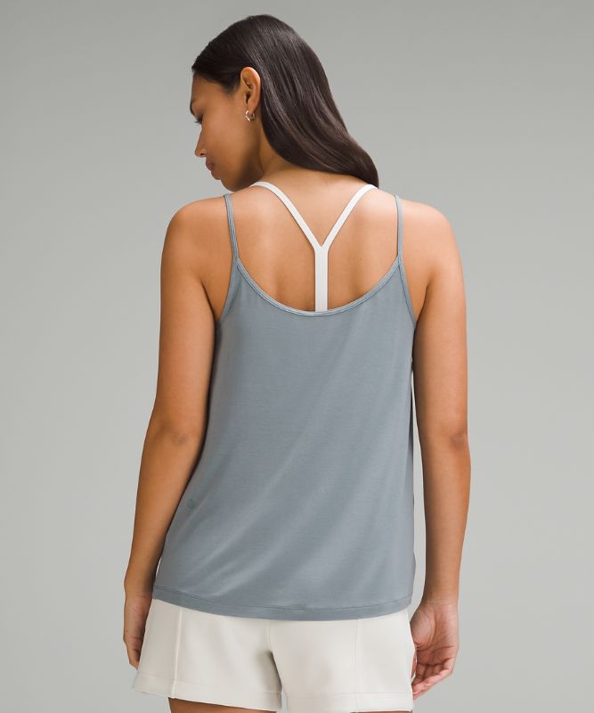 Modal Silk-Blend Spaghetti Strap Tank Top