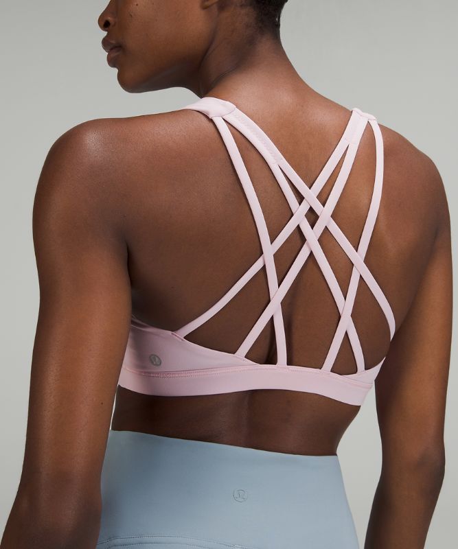 NEW Lululemon Free to Be Serene Bra Light Support C/D Cup Pink