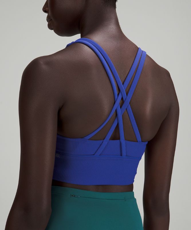 lululemon Energy Longline Bra Ribbed Luxtreme *Medium Support, B–D Cups