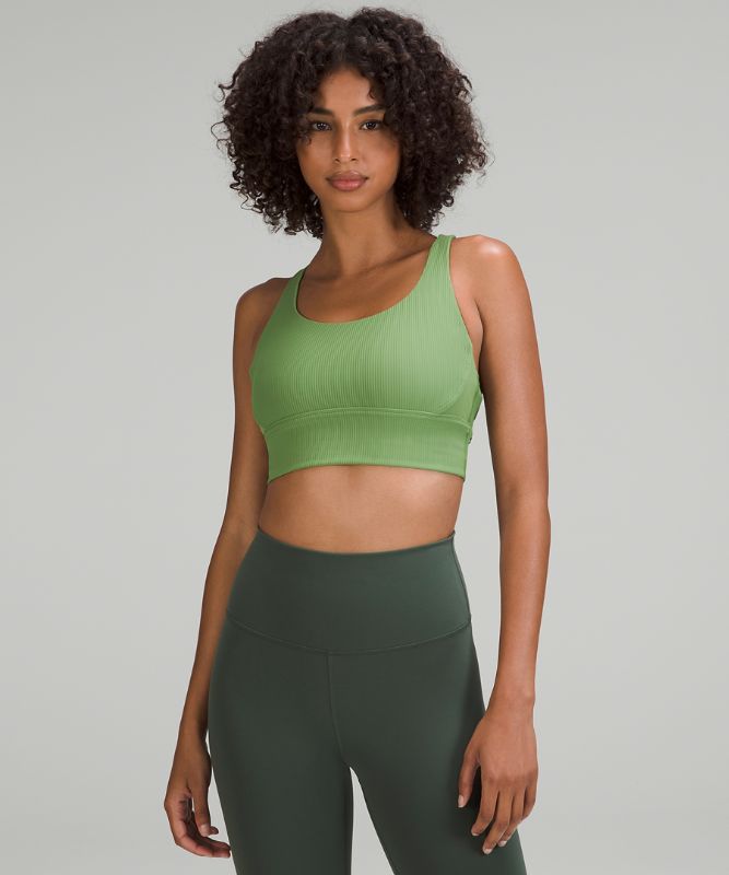 lululemon Energy Longline Ribbed Bra Luxtreme *Medium Support, B–D Cups