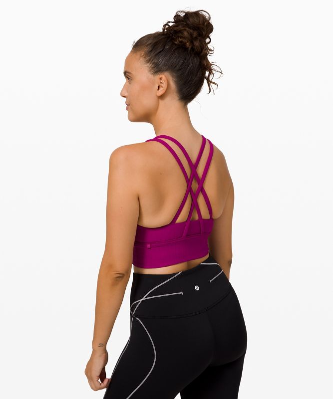 Energy Bra Long Line Ribbed *Medium Support