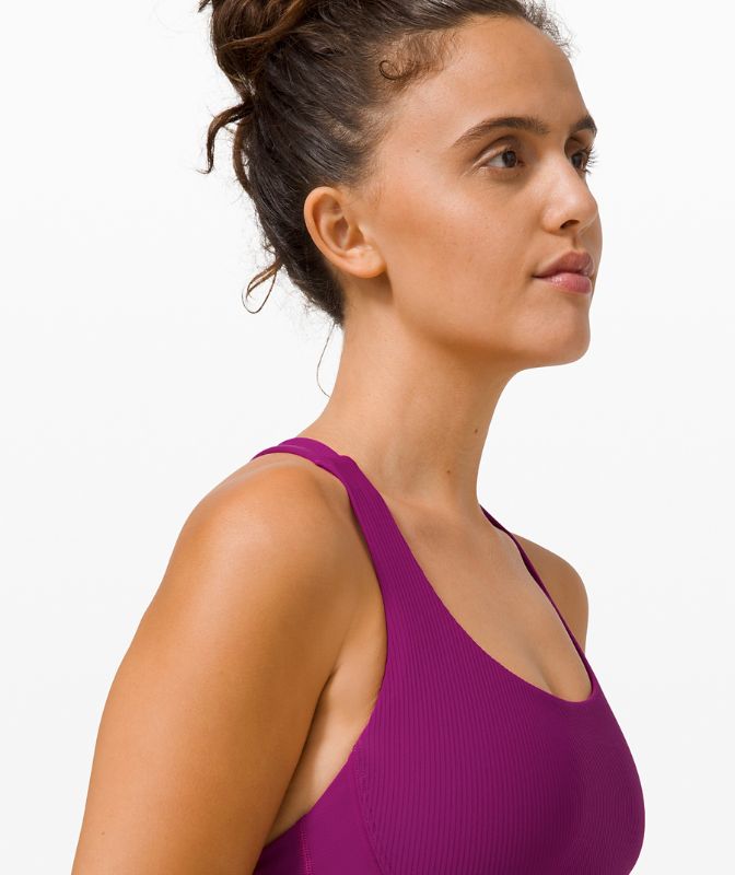 Energy Bra Long Line Ribbed *Medium Support