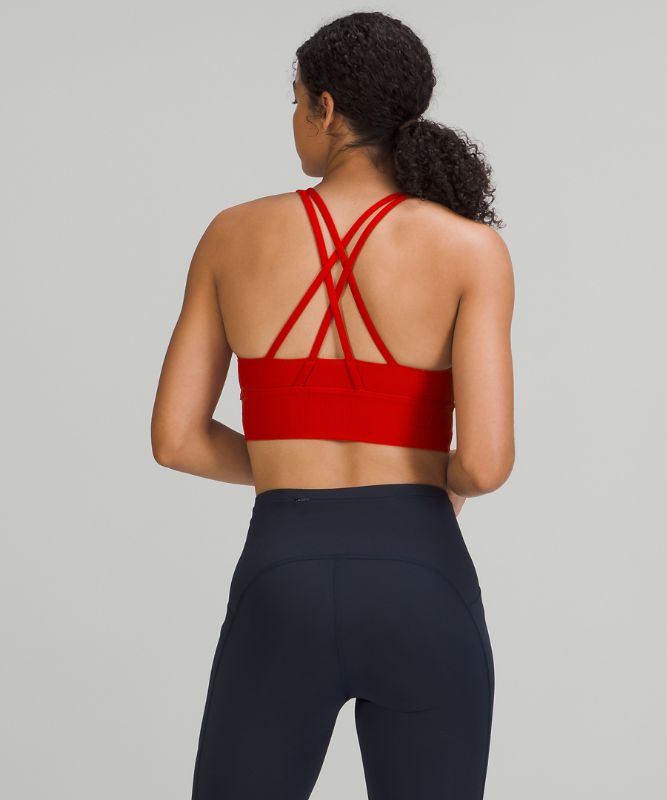 lululemon Energy Longline Ribbed Bra Luxtreme *Medium Support, B–D Cups