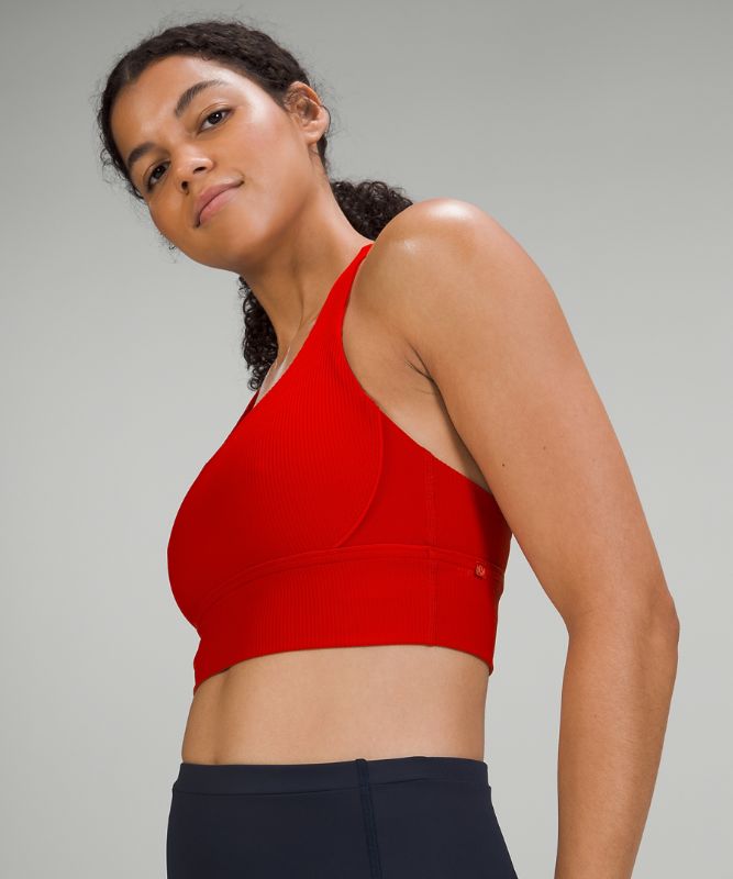 lululemon Energy Longline Ribbed Bra Luxtreme *Medium Support, B–D Cups