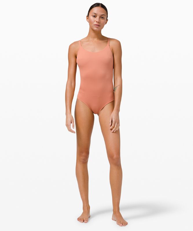 Waterside Honeycomb Swim One-Piece*B/C Cups, Medium Coverage