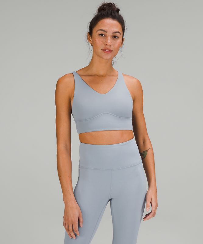 In Alignment Longline Bra *Light Support, B/C Cup, Chambray