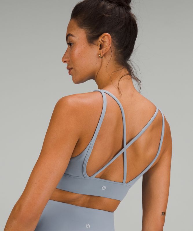 In Alignment Longline Bra *Light Support, B/C Cup, Chambray