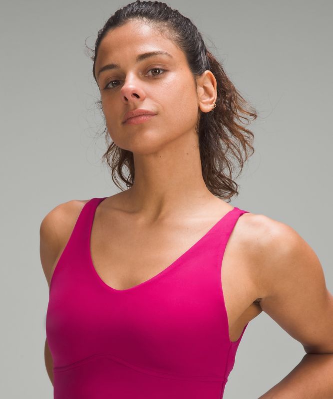 In Alignment Longline Bra *Light Support, B/C Cup, Wild Berry