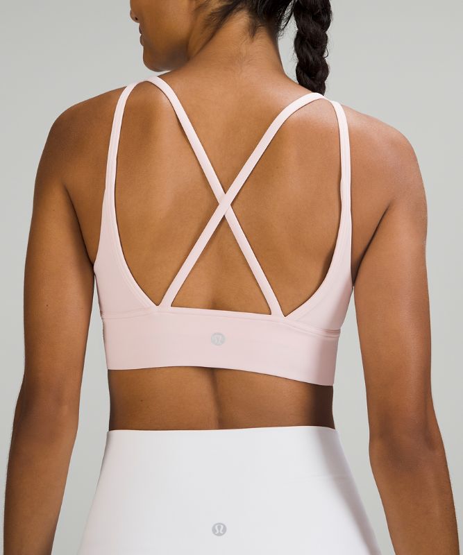 In Alignment Longline Bra *Light Support, B/C Cup, Flush Pink