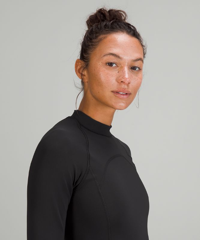 Long-Sleeve Zip-Back Paddle Suit *Medium Bum Coverage