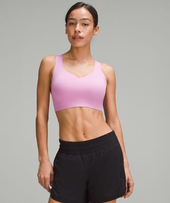 Lululemon Run Times Bra *high Support, B–e Cups In Pink Taupe