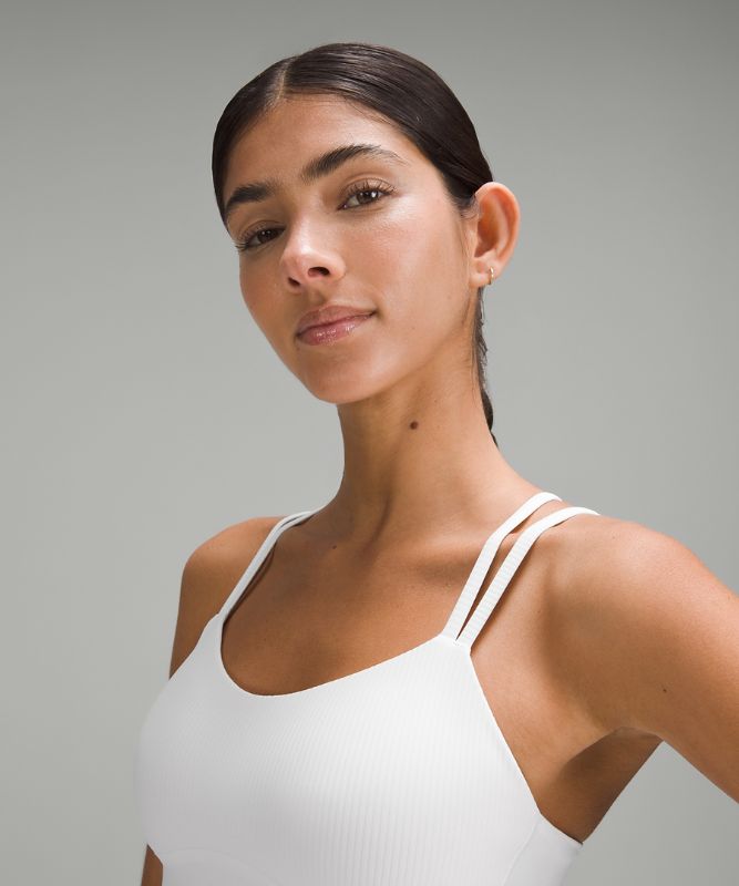 Like a Cloud Ribbed Longline Bra *Light Support