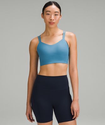 In Alignment Longline Bra *Light Support, B/C Cup, Copper Brown
