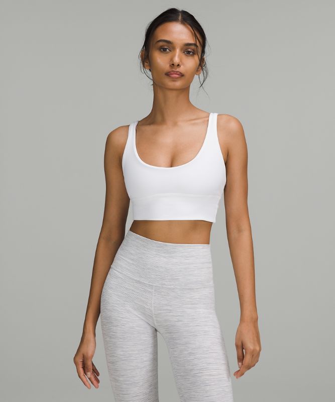 lululemon Align™ Bra with Cups *Light Support, A/B Cup, White/Wee Are From Space  Nimbus Battleship