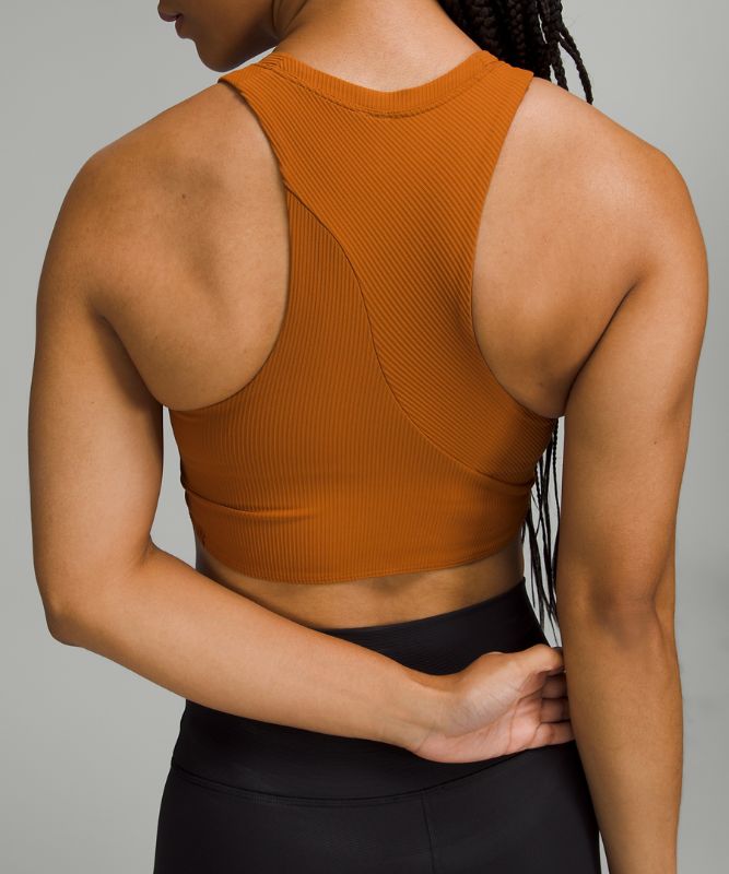 Ribbed Longline Yoga Bra *Light Support, C/D Cup