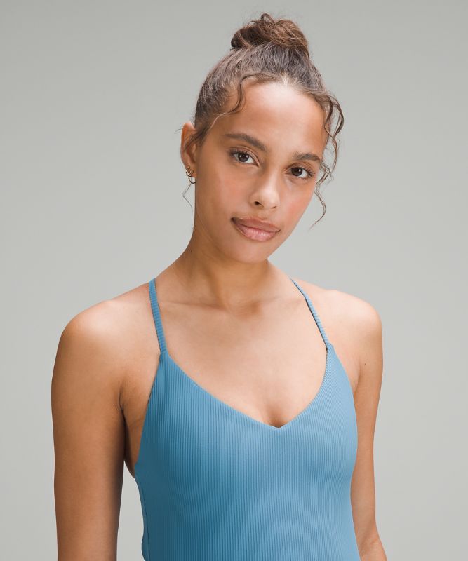 Ribbed Cross-Back Skimpy-Fit One-Piece *A/B Cup