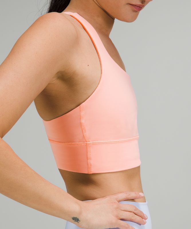 Energy Bra Long Line, Dew Pink