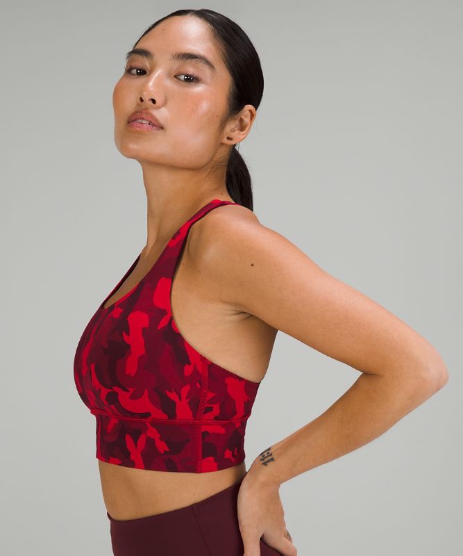 Red Energy Longline medium-impact sports bra, lululemon