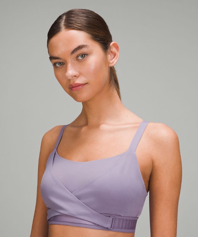 Super-Soft Adjustable Front-Wrap Bra *Light Support, B-D Cups