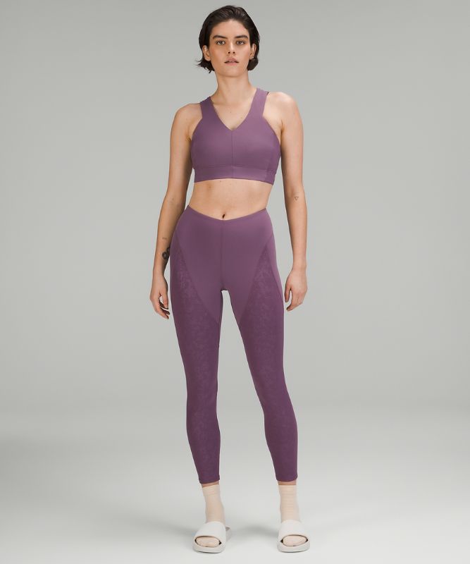 lululemon lab Embossed Nulu Cross-Back Yoga Bra