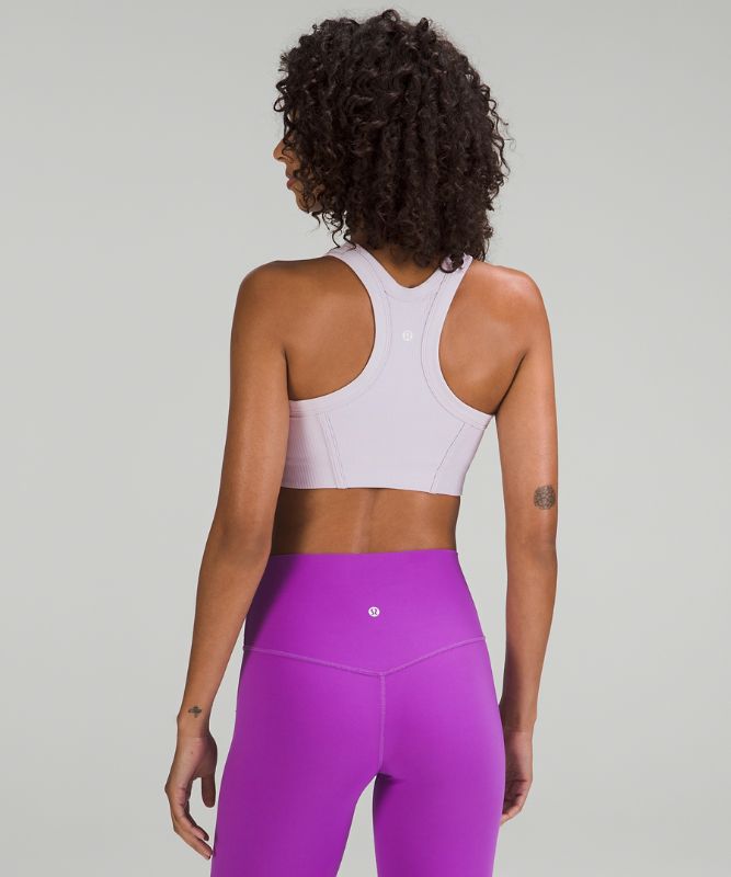 Ribbed Nulu High-Neck Yoga Bra