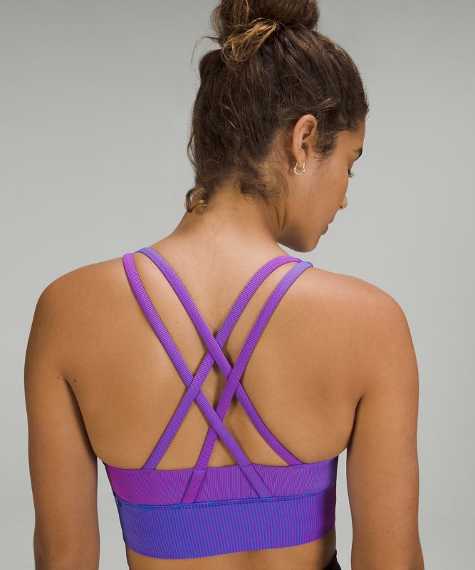 lululemon Energy Longline Bra Ribbed Luxtreme *Medium Support, B–D Cups