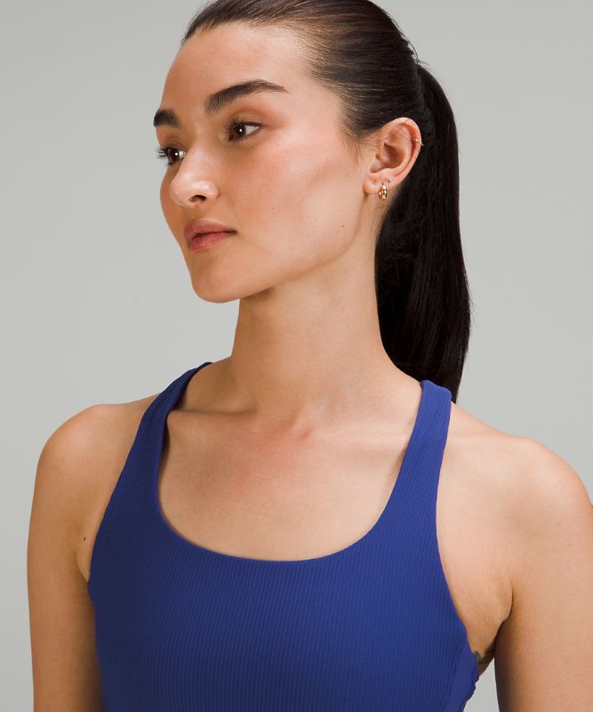 lululemon Energy™ High-Neck Longline Ribbed Bra *Medium Support, B–D Cups Asia Fit