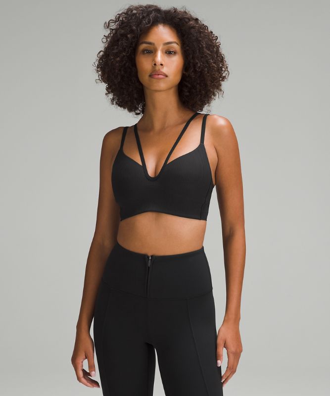 Like a Cloud Strappy Longline Ribbed Bra *Light Support, B/C Cup