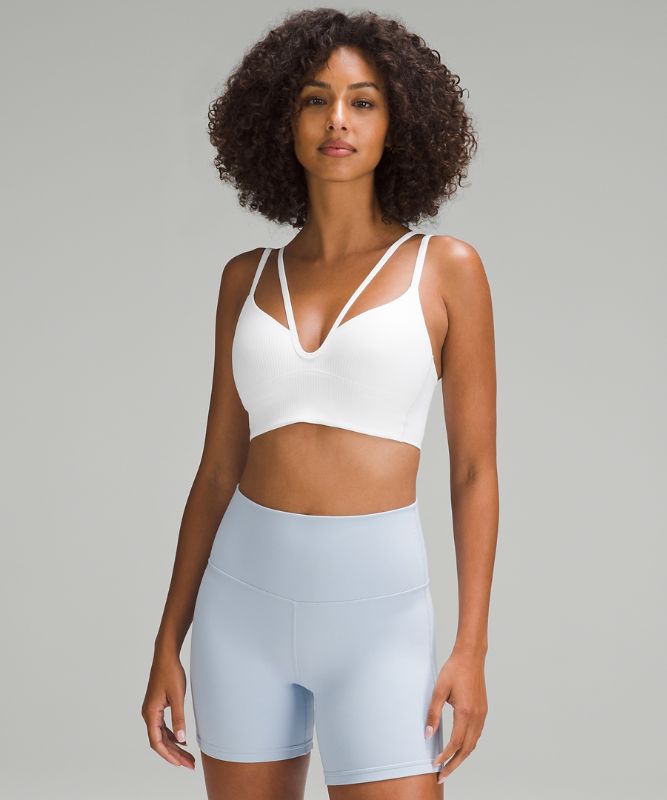 Like a Cloud Strappy Longline Ribbed Bra *Light Support, B/C Cup