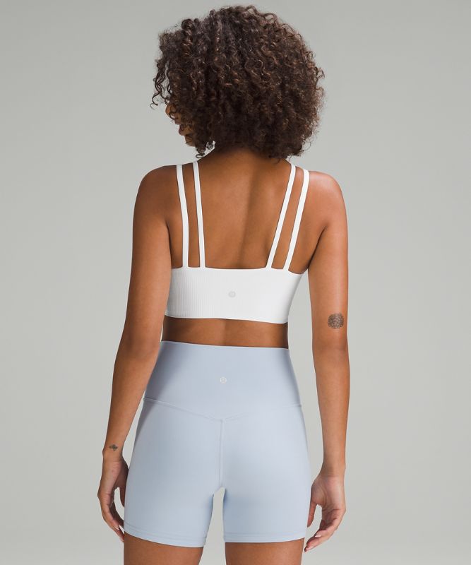 Like a Cloud Strappy Longline Ribbed Bra *Light Support, B/C Cup