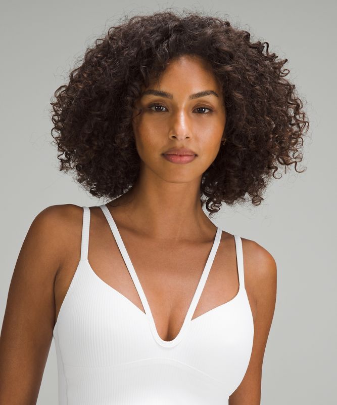 Like a Cloud Strappy Longline Ribbed Bra *Light Support, B/C Cup