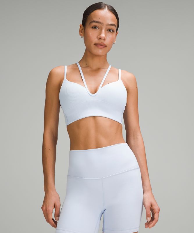 Like a Cloud Strappy Longline Ribbed Bra *Light Support, B/C Cup