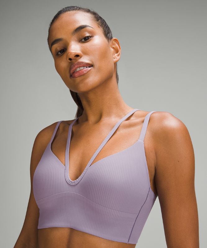 Like a Cloud Strappy Longline Ribbed Bra *Light Support, B/C Cup