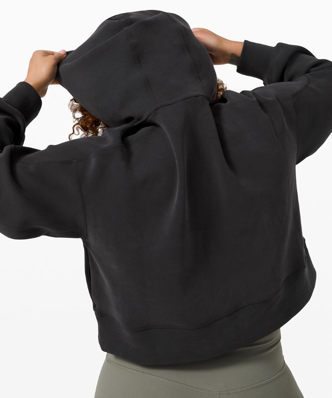 Get Centred Crop Hoodie