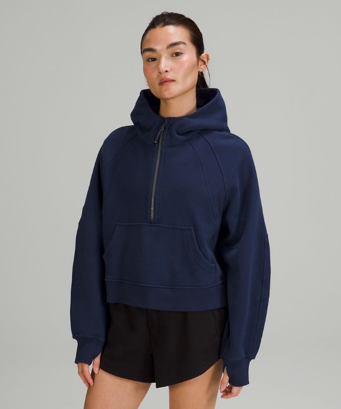 Scuba Oversized Half-Zip Hoodie