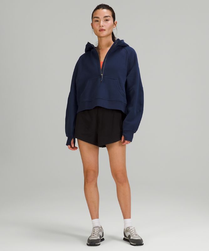 Scuba Oversized Half-Zip Hoodie