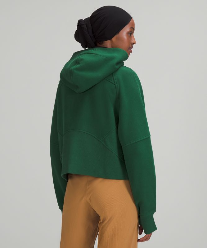 Scuba Oversized Half-Zip Hoodie