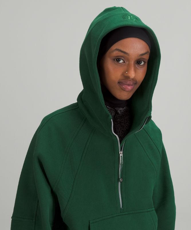 Scuba Oversized Half-Zip Hoodie