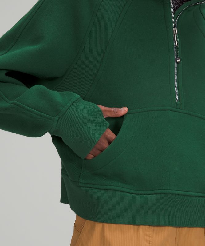 Scuba Oversized Half-Zip Hoodie