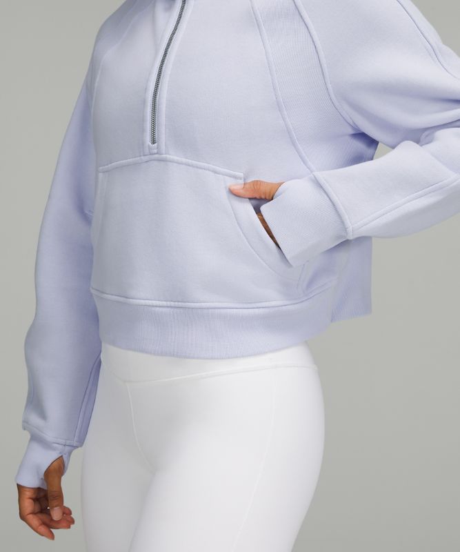 Scuba Oversized Half-Zip Hoodie