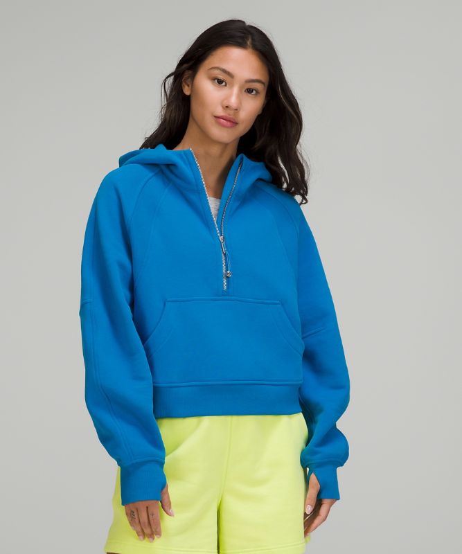 Scuba Oversized Half-Zip Hoodie