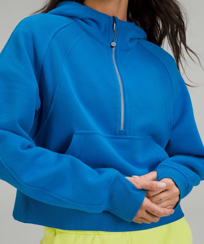 Scuba Oversized Half-Zip Hoodie