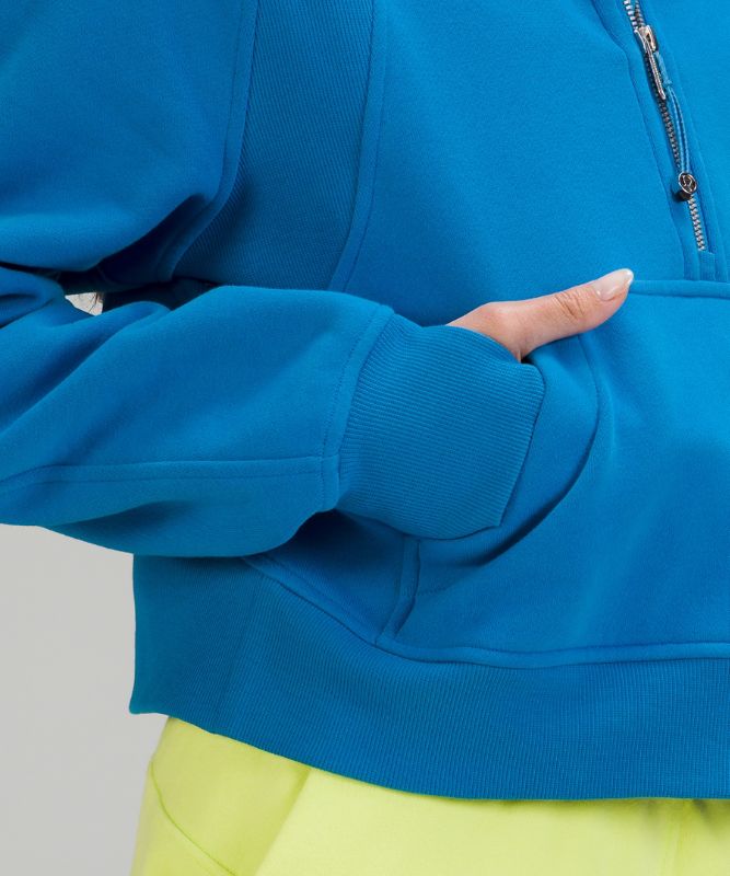 Scuba Oversized Half-Zip Hoodie