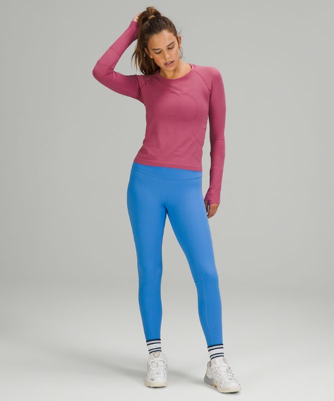 Swiftly Tech Long Sleeve 2.0 *Race Length, Pink Lychee/Pink Lychee