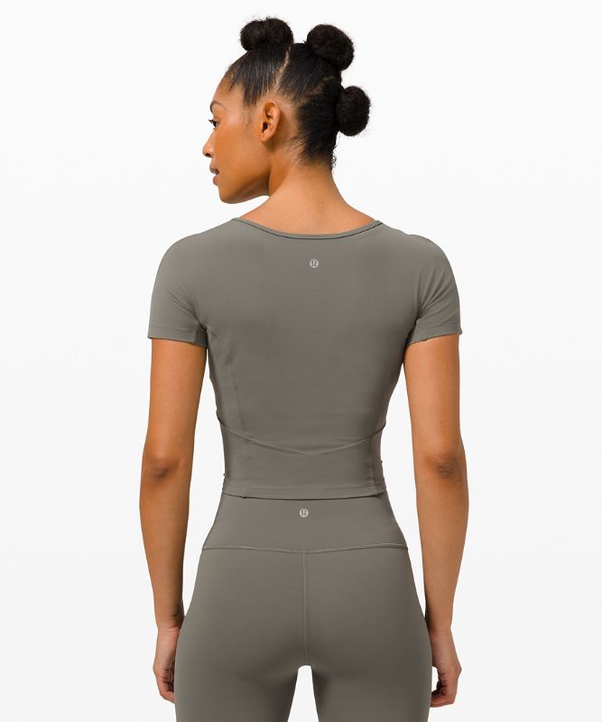 Nulu™ Cropped Slim Yoga Short Sleeve